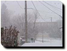 Blizzard à Montigny la Resle