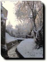 Les alentours de Montigny la Resle sous la neige